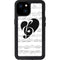 BW Musical Notes iPhone 15 Plus Waterproof Case