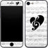 BW Musical Notes iPhone 7 Skin