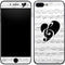 BW Musical Notes iPhone 8 Plus Skin