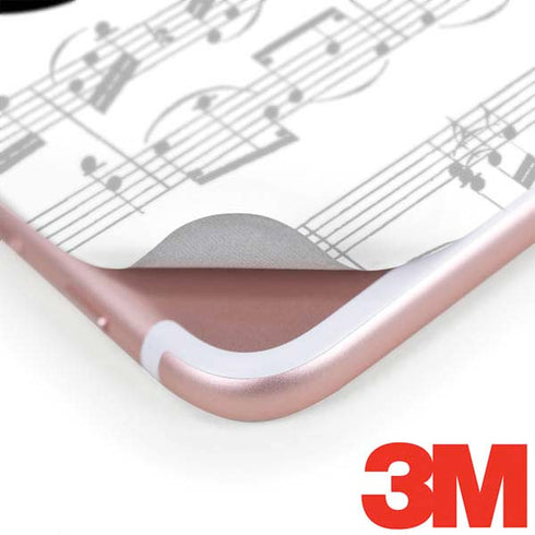 BW Musical Notes iPhone 8 Plus Skin