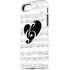 BW Musical Notes iPhone 8 Pro Case