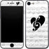 BW Musical Notes iPhone SE (2nd & 3rd Gen) Skin