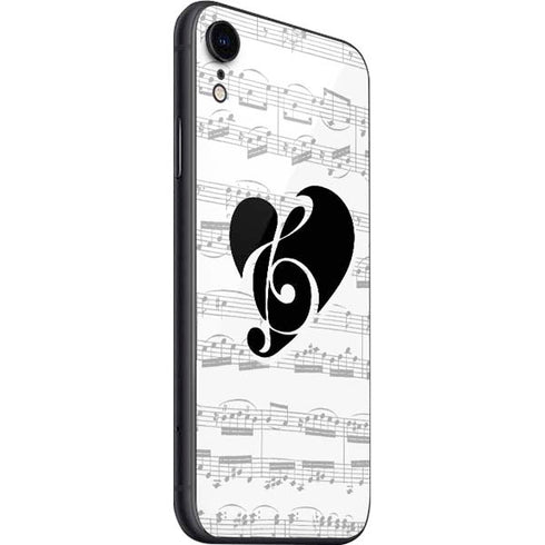 BW Musical Notes iPhone SE (2nd & 3rd Gen) Skin