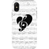 BW Musical Notes iPhone X Pro Case