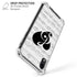 BW Musical Notes iPhone XR Clear Case