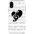 BW Musical Notes iPhone XR Pro Case