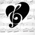 BW Musical Notes iPhone XS Max Skin