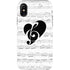BW Musical Notes iPhone XS Pro Case
