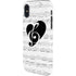 BW Musical Notes iPhone XS Pro Case