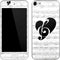 BW Musical Notes Apple iPod Skin