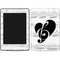 BW Musical Notes Amazon Kindle Skin