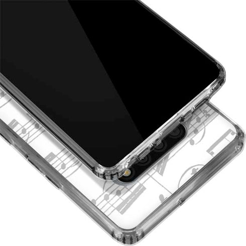 BW Musical Notes LG Stylo 6 Clear Case