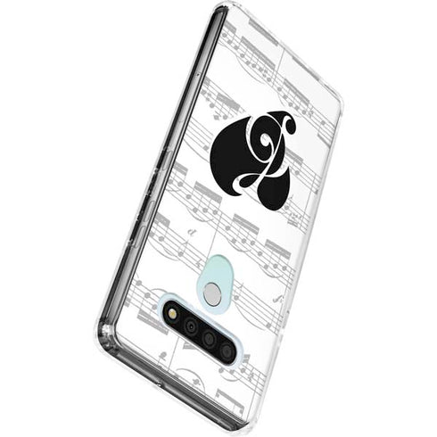BW Musical Notes LG Stylo 6 Clear Case
