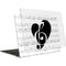 BW Musical Notes MacBook Air 13in M1 (2021) Case plus Skin