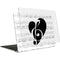 BW Musical Notes MacBook Air 15in (2023-2025) Case plus Skin