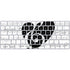 BW Musical Notes Magic Keyboard Skin