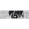 BW Musical Notes Magic Keyboard with Numeric Keypad Skin