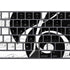 BW Musical Notes Magic Keyboard with Numeric Keypad Skin