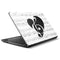 BW Musical Notes HP Notebook Skin