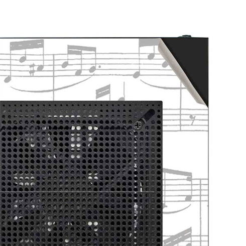 BW Musical Notes NZXT H510 Compact ATX Mid-Tower Case Skin