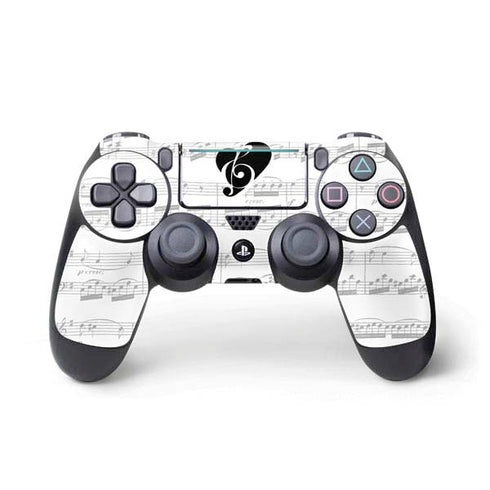 BW Musical Notes PS4 Pro/Slim Controller Skin
