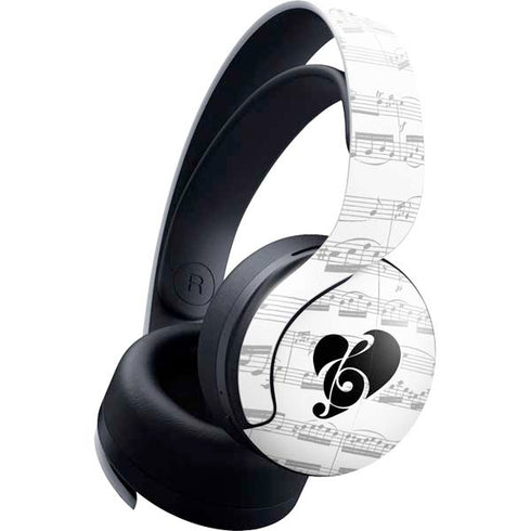 BW Musical Notes PULSE 3D Wireless Headset for PS5 Skin