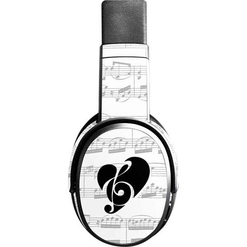 BW Musical Notes Skullcandy Crusher Wireless Skin