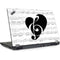 BW Musical Notes Lenovo ThinkPad Skin
