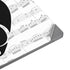 BW Musical Notes Universal Laptop 12in (9.8 x 6.8in) Skin