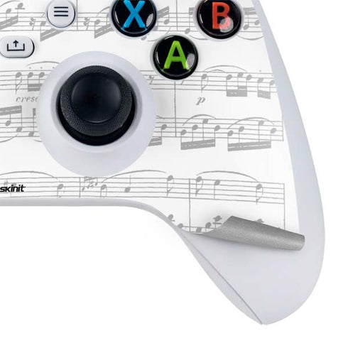BW Musical Notes Xbox Series S Controller Skin