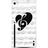BW Musical Notes Xbox Series X Console Skin