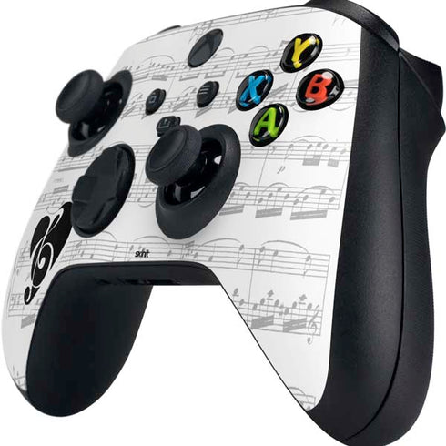 BW Musical Notes Xbox Series X Controller Skin