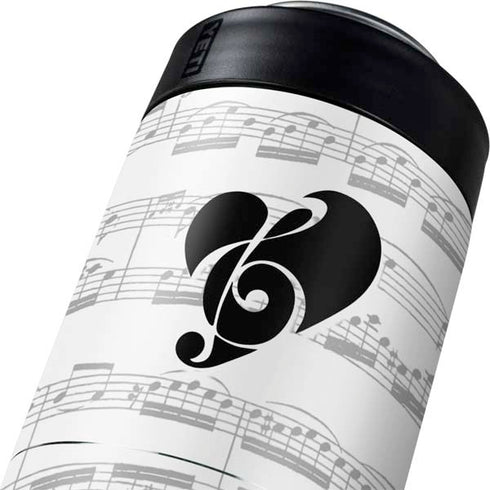 BW Musical Notes Yeti Colster Can Insulator Skin