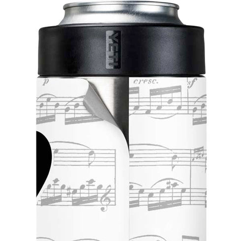 BW Musical Notes Yeti Colster Can Insulator Skin
