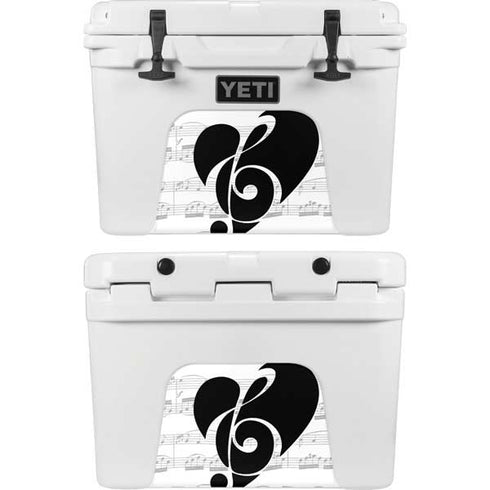 BW Musical Notes YETI Tundra 35 Hard Cooler Skin