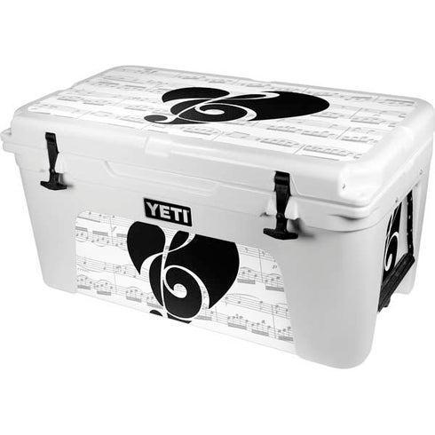 BW Musical Notes YETI Tundra 65 Hard Cooler Skin