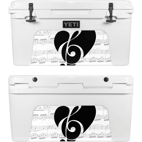 BW Musical Notes YETI Tundra 75 Hard Cooler Skin