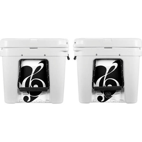 BW Musical Notes YETI Tundra 75 Hard Cooler Skin