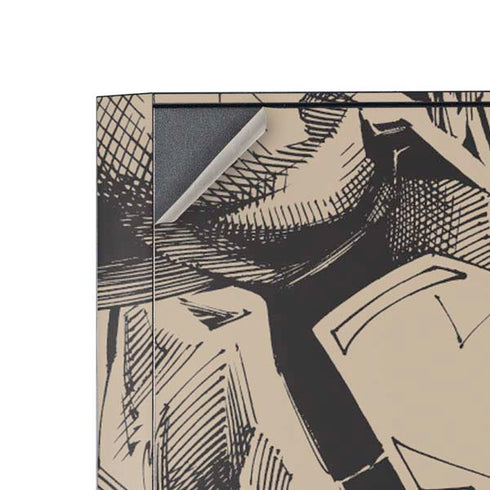 DC Comics Superman Unchained #1 Original Cover Pencils Corsair 4000D Tempered Glass Mid-Tower ATX Case Skin