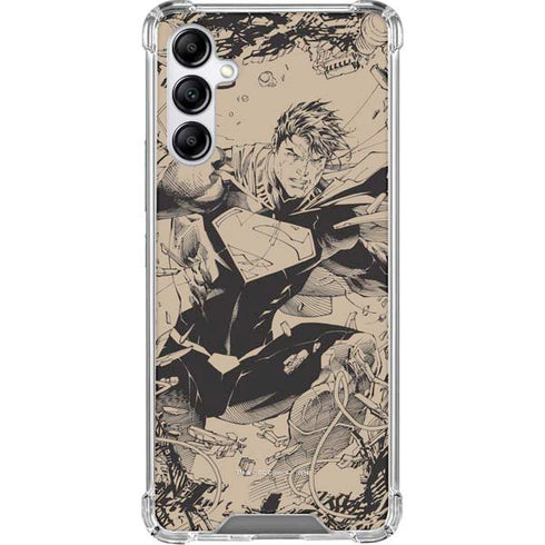 DC Comics Superman Unchained #1 Original Cover Pencils Galaxy A15 5G Clear Case