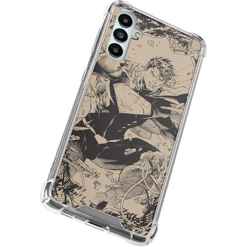 DC Comics Superman Unchained #1 Original Cover Pencils Galaxy A15 5G Clear Case