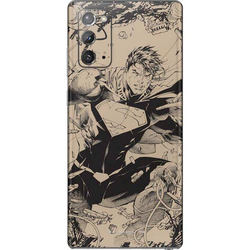 DC Comics Superman Unchained #1 Original Cover Pencils Galaxy Note20 5G Skin