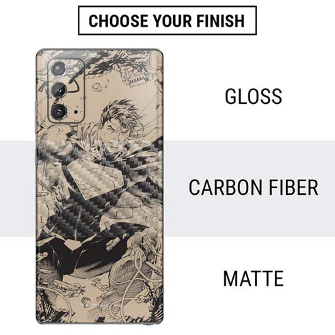 DC Comics Superman Unchained #1 Original Cover Pencils Galaxy Note20 5G Skin