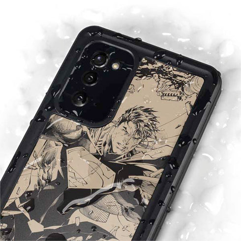DC Comics Superman Unchained #1 Original Cover Pencils Galaxy Note20 5G Waterproof Case