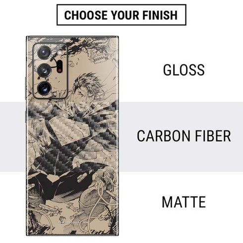 DC Comics Superman Unchained #1 Original Cover Pencils Galaxy Note20 Ultra 5G Skin