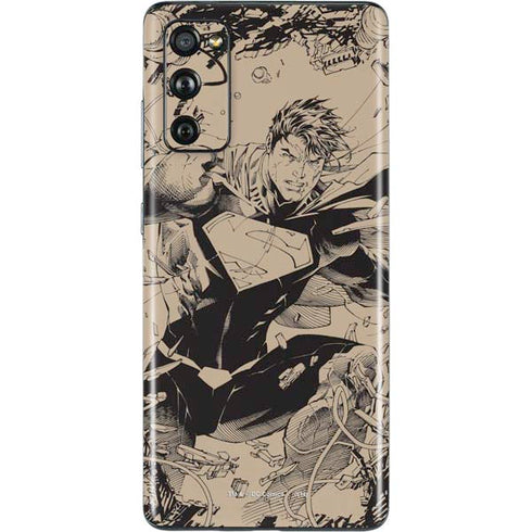 DC Comics Superman Unchained #1 Original Cover Pencils Galaxy S20 Fan Edition Skin