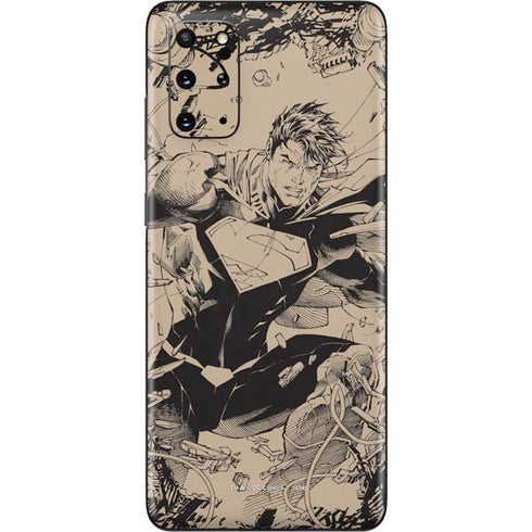 DC Comics Superman Unchained #1 Original Cover Pencils Galaxy S20 Plus Skin