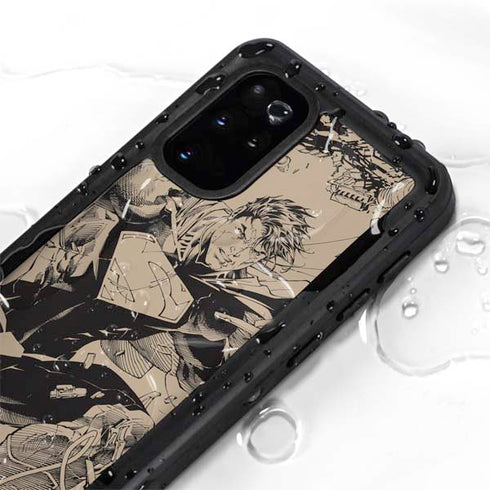 DC Comics Superman Unchained #1 Original Cover Pencils Galaxy S20 Plus Waterproof Case