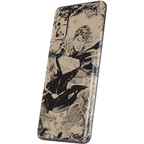 DC Comics Superman Unchained #1 Original Cover Pencils Galaxy S20 Skin