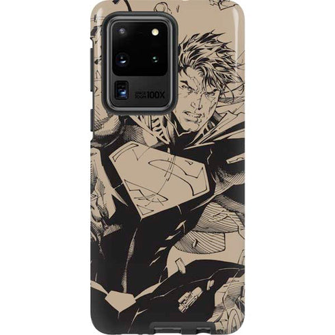 DC Comics Superman Unchained #1 Original Cover Pencils Galaxy S20 Ultra 5G Pro Case